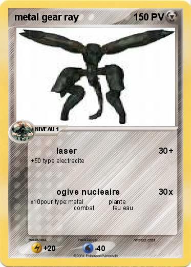 Pokemon metal gear ray