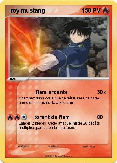 Pokemon  roy mustang