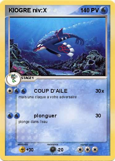 Pokemon KIOGRE niv:X