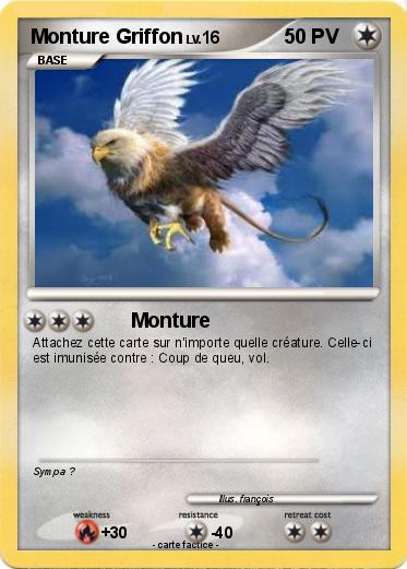 Pokemon Monture Griffon