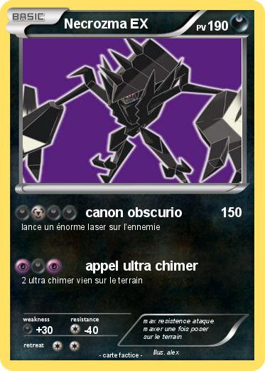 Pokemon Necrozma EX