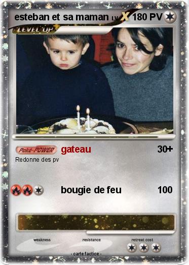 Pokemon esteban et sa maman