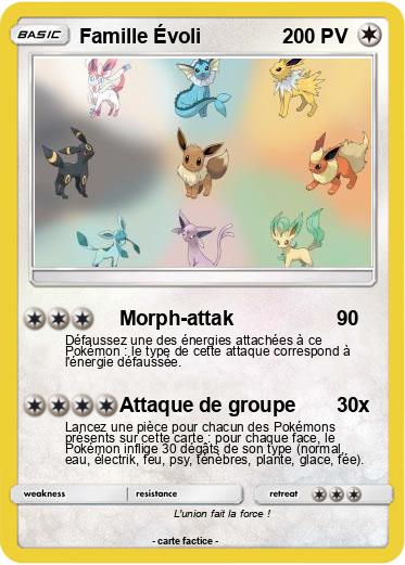 Pokemon Famille Évoli