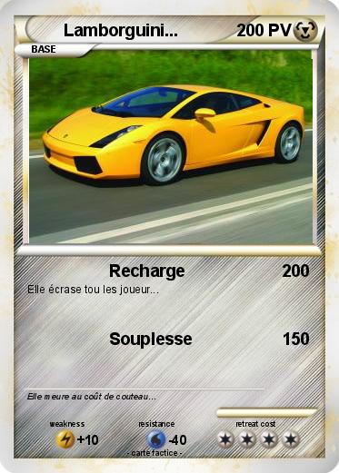 Pokemon Lamborguini...