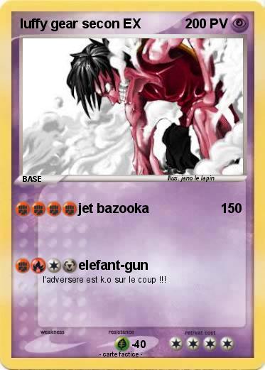 Pokemon luffy gear secon EX