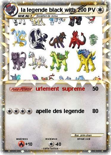Pokemon la legende black with