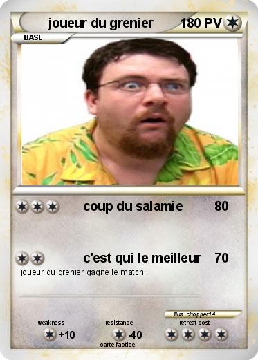 Pokemon joueur du grenier