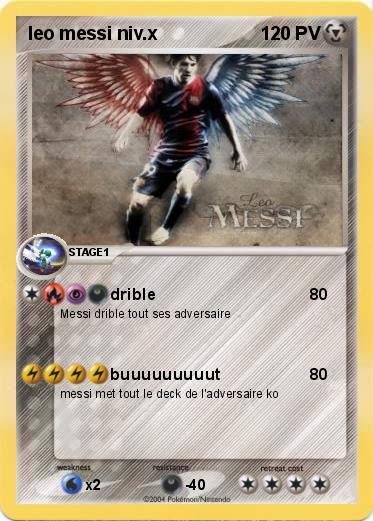 Pokemon leo messi niv.x