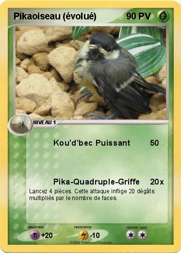 Pokemon Pikaoiseau (évolué)