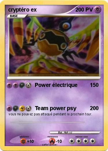 Pokemon cryptéro ex