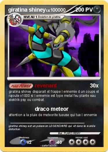Pokemon giratina shiney