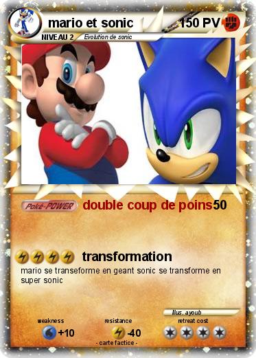 Pokemon mario et sonic
