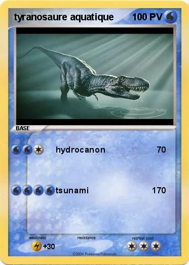 Pokemon tyranosaure aquatique