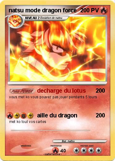 Pokemon natsu mode dragon force