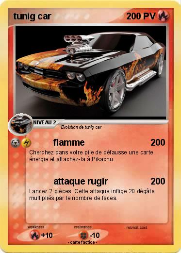 Pokemon tunig car