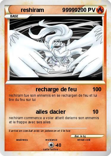 Pokemon reshiram            99999