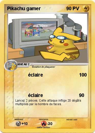 Pokemon Pikachu gamer