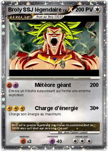 Pokemon Broly SSJ légendaire