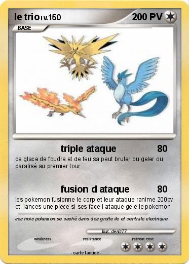 Pokemon le trio