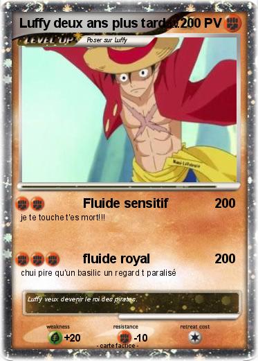 Pokemon Luffy deux ans plus tard