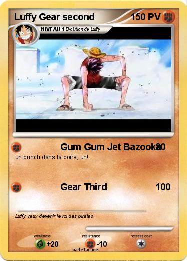Pokemon Luffy Gear second