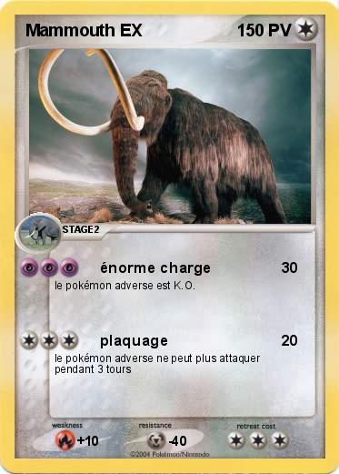 Pokemon Mammouth EX
