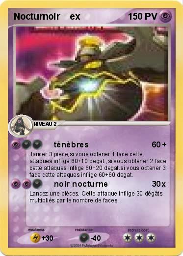 Pokemon Nocturnoir    ex