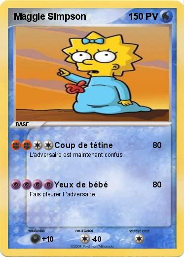 Pokemon Maggie Simpson