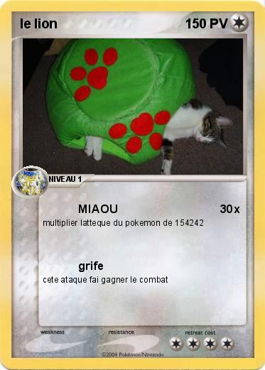 Pokemon le lion