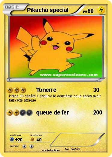 Pokemon Pikachu special