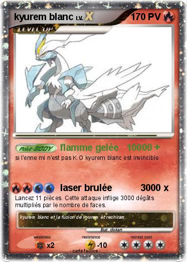 Pokemon kyurem blanc