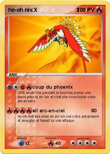 Pokemon ho-oh niv.X                          2