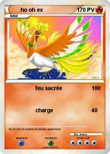 Pokemon ho oh ex