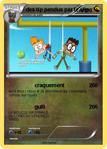 Pokemon des tip pendus par le slip