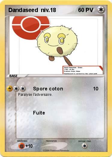 Pokemon Dandaseed  niv.18
