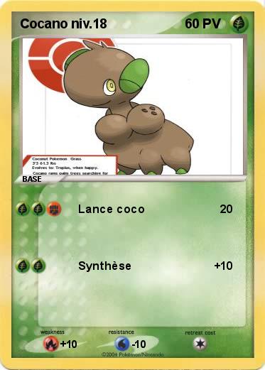 Pokemon Cocano niv.18