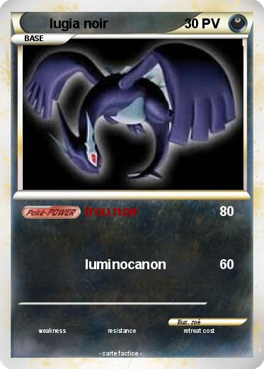 Pokemon lugia noir