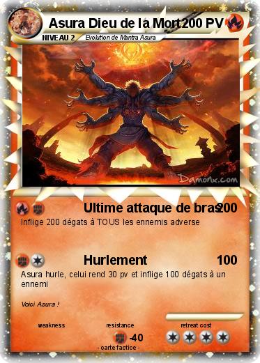 Pokemon Asura Dieu de la Mort