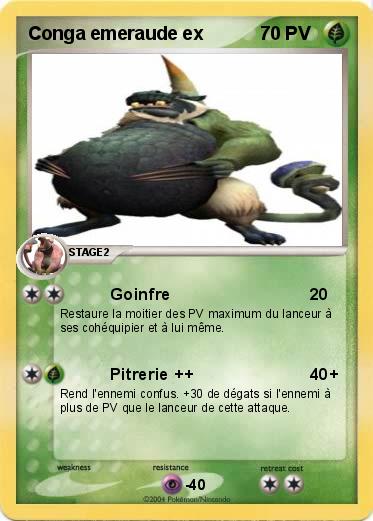 Pokemon Conga emeraude ex