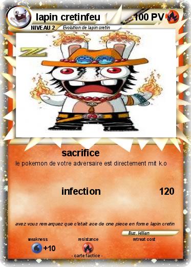 Pokemon lapin cretinfeu