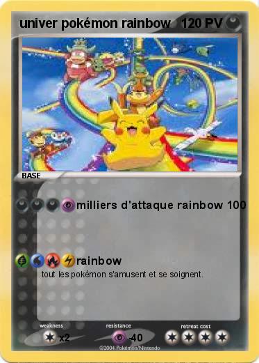 Pokemon univer pokémon rainbow