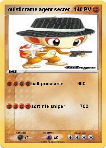 Pokemon ouisticrame agent secret