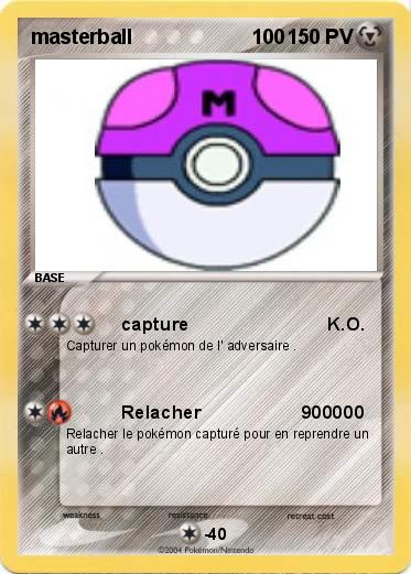 Pokemon masterball                     100