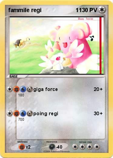 Pokemon fammile regi                      1
