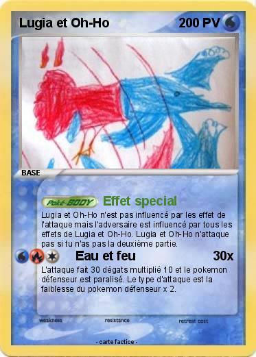 Pokemon Lugia et Oh-Ho