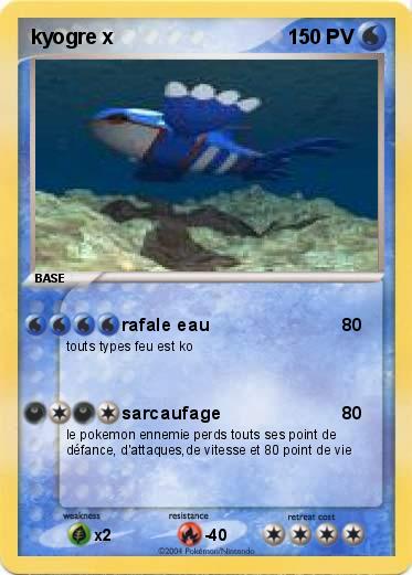 Pokemon kyogre x