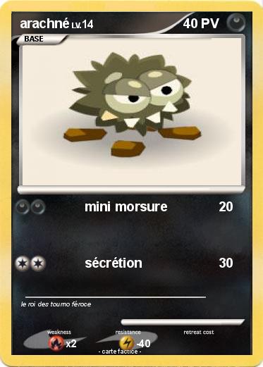 Pokemon arachné