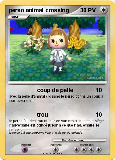 Pokemon perso animal crossing