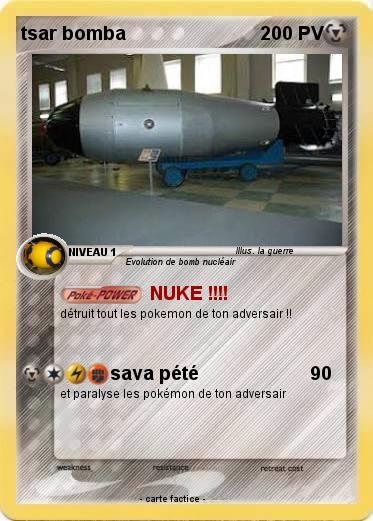 Pokemon tsar bomba
