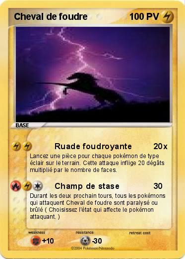 Pokemon Cheval de foudre